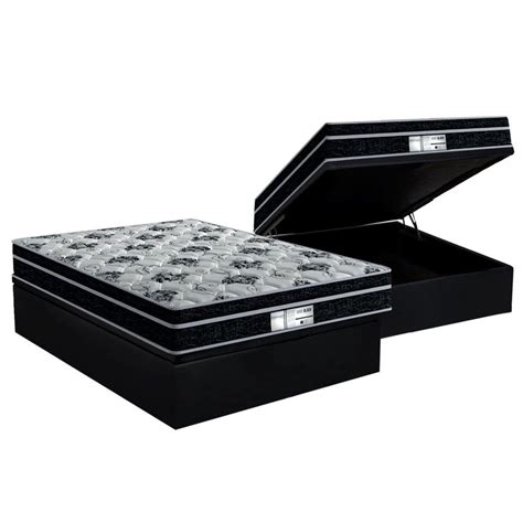 Cama Box Ba Casal Colch O Molas Probel Prolastic Prodormir Born