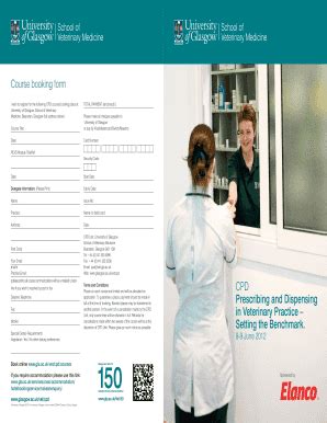 Fillable Online Gla Ac Uni Vet Cpd Dispensing Form Layout