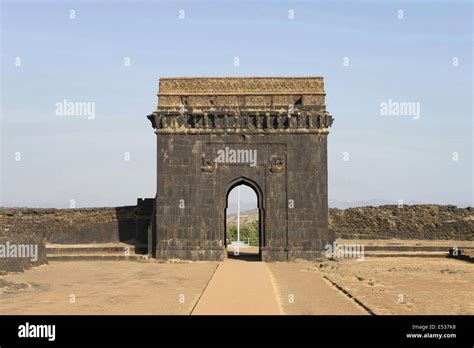 Entrance Gate To Chatrapati Shivaji Maharaj Samadhi Raigad Fort