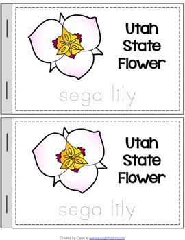 Utah State Symbols Notebook by Easy Peasy Teaching | TpT