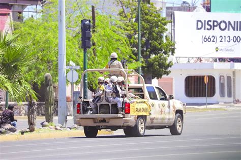 Seguridad En Sonora Refuerza Sedena Al Estado Llegan Soldados