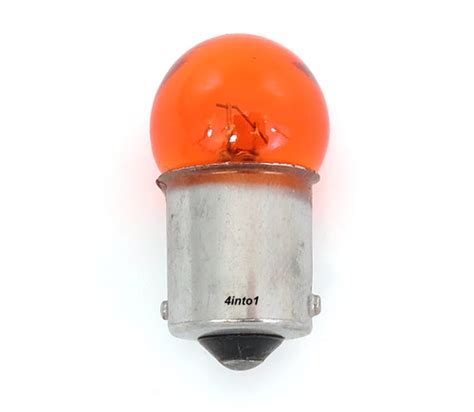 Mini 1156 Turn Signal Bulb - Single Filament - Amber