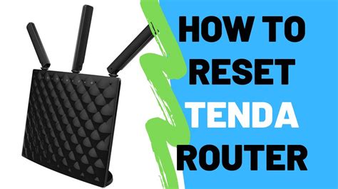 How To Reset Tenda Router To Factory Default Settings YouTube