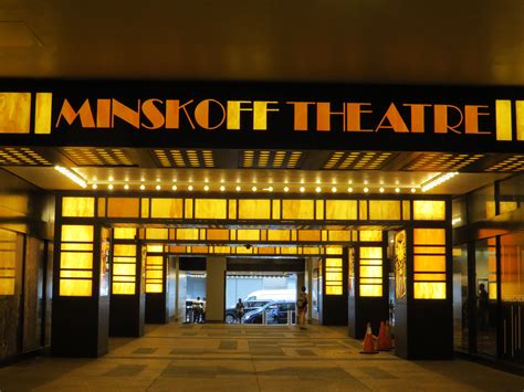 Minskoff Theatre on Broadway in NYC