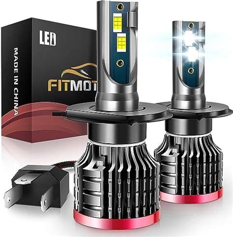 Fitmotors H49003 Led Bulbs80w 16000 Lumens Bright6500k Cool White Led Fog Light