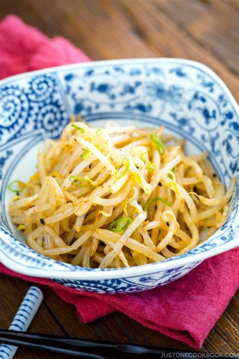 Spicy Bean Sprout Salad ホットもやし Just One Cookbook