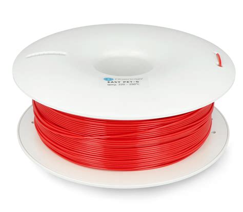 Filament Fiberlogy Easy Petg Mm Kg Red Botland Robotic Shop