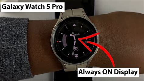 Samsung Galaxy Watch Pro How To Enable Always On Display Youtube