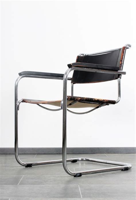 Fauteuil S34 Par Mart Stam Marcel Breuer Pour Thonet 1950s En Vente