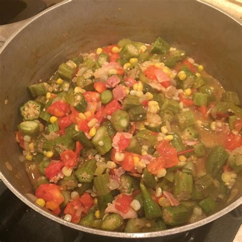 Okra Corn And Tomatoes Recipe Allrecipes