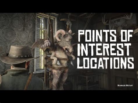 POINTS OF INTEREST LOCATIONS - RDR2 PART 1