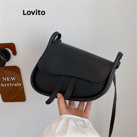 Lovito Bolsa De Ombro Pequena Básica Simples Casual Para Mulheres