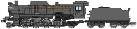 Train Jnr D51 706 Montetsu Deflector Drawings Dimensions Figures