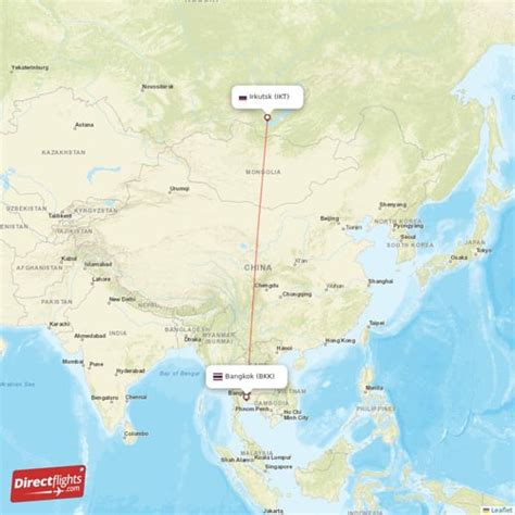 Direct Flights From Bangkok To Irkutsk BKK To IKT Non Stop