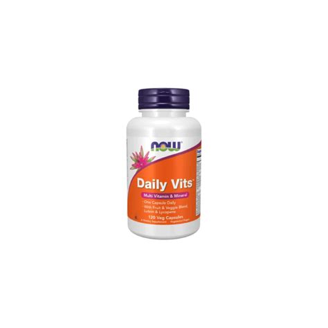 Now Foods Daily Vits Multi Vitamin Mineral Veg Capsules Vitamin