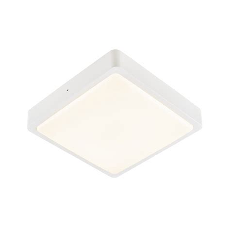 AINOS applique et plafonnier extérieur carré blanc LED 18W 3000K