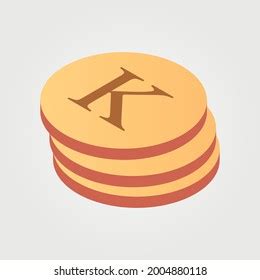 Zambian Kwacha Currency Symbol Coin Isometric Stock Vector (Royalty ...