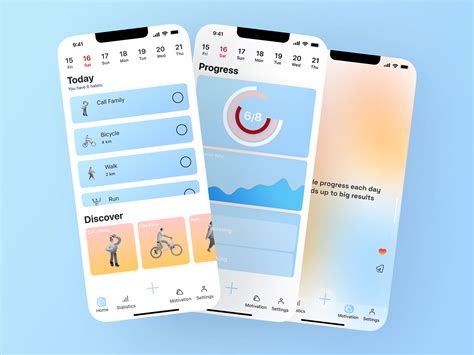 Habit Tracking App Ux And Ui On Behance