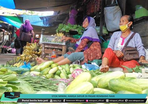 Stok Minim Harga Sayur Di Pasar Rembang Naik