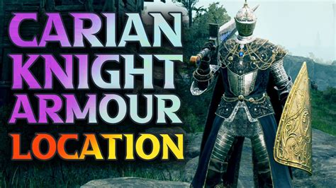 How To Get Carian Knight Set Location Elden Ring YouTube