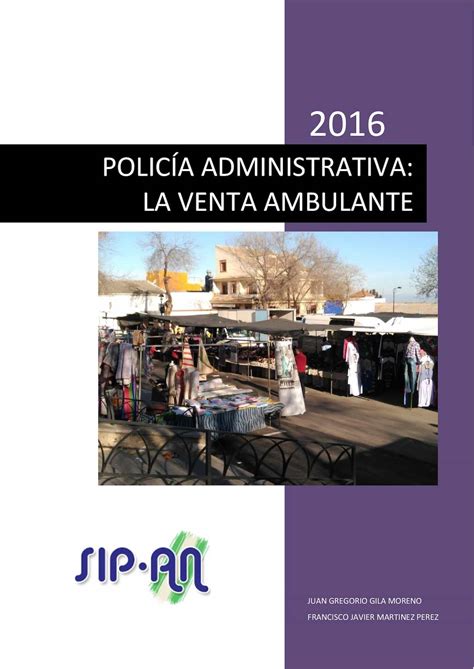 Calam O Policia Administrativa La Venta Ambulante