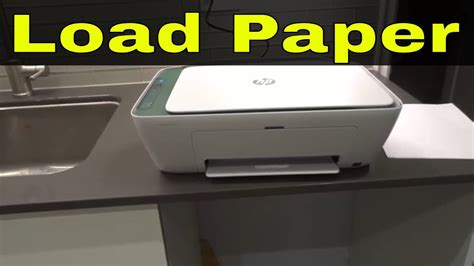 Hp Deskjet 2742e How To Load Paper Step By Step Instructions Youtube