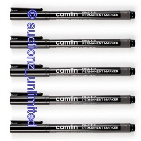 X Camlin Fine Tip Permanent Marker Pen Black Cd Dvd Ohp Marker Water