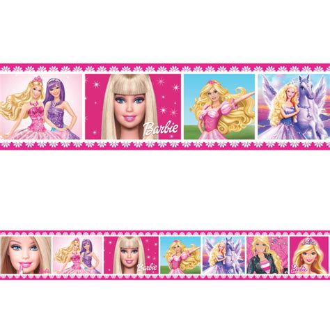 Faixa Border Infantil Barbie Elo7