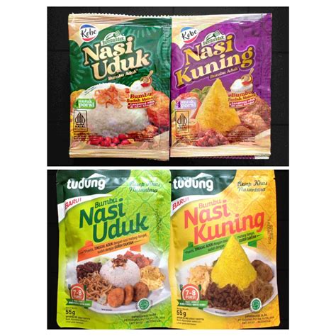 Jual Kobe Tudung Bumbu Aduk Nasi Uduk Kuning Goreng Tek Tek Tek Tek Roa