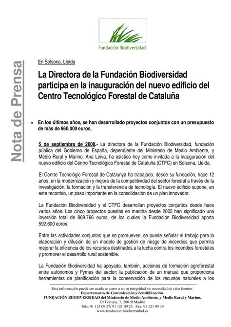 La Directora de la Fundación Biodiversidad participa en la inauguración