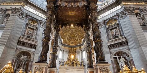 VATICANO VIA AL RESTAURO DEL BALDACCHINO DI S PIETRO IN VISTA DEL