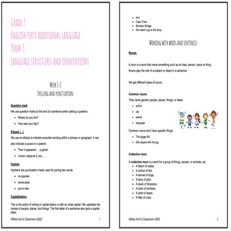 Grade 7 English First Additional Language Term 3 Booklet • Teacha