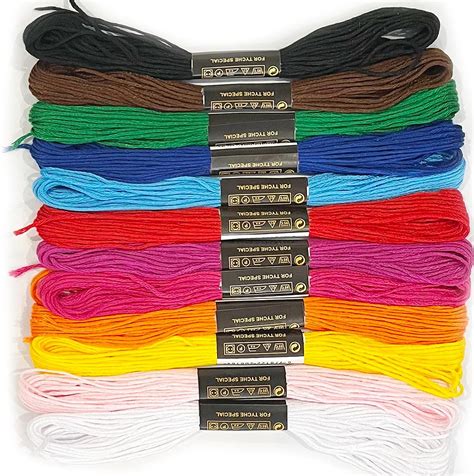 12 Couleurs Fils Bracelet Brésilien Fil pour Bracelet Brésilien Fil