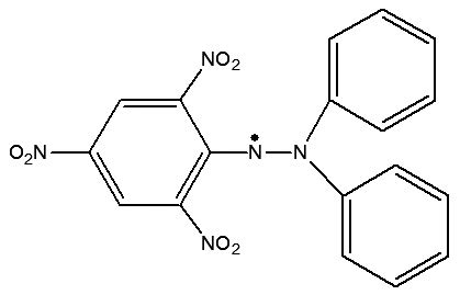 Structure of 1,1-diphenyl-2-picrylhydrazyl ( ). | Download Scientific ...