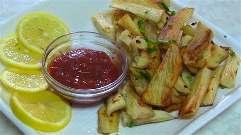 Healthy Yuca Or Cassava Fries Shallow Fried Mogo Recipe Video By