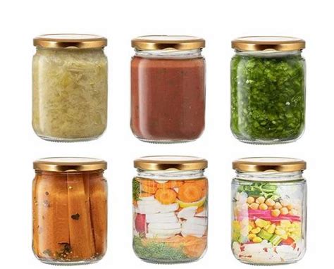 Capacity Ml Ml Salsa Glass Jar For Pickel Storage At Rs