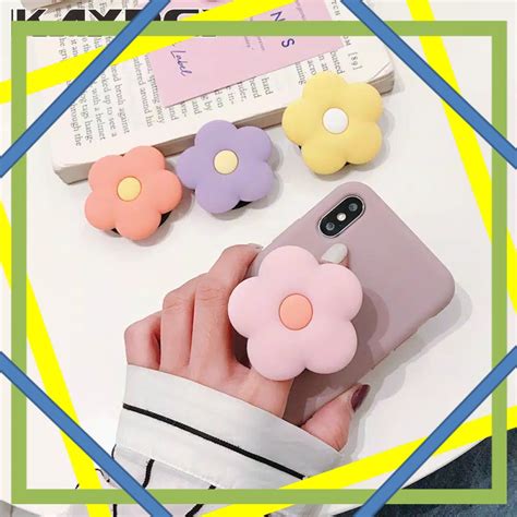 Jual Popsocket D Karakter Motif Bunga Pop Socket Pvc Motif Aksesoris