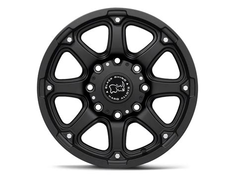 Black Rhino F Super Duty Glamis Matte Black Lug Wheel X Mm