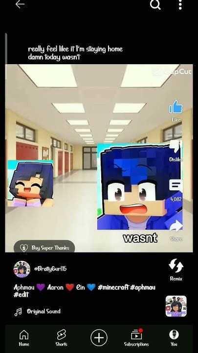 Pov When Aphmau Come In School Aaron Has On Crush On Aphmau