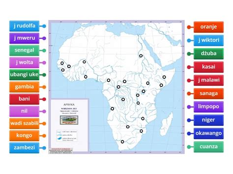 Rzeki Afryki Labelled Diagram