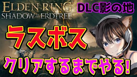 【elden Ring】ラスボス絶対クリアする！ エルデンdlc！影の地！！ネタバレ注意【エルデンリング Shadow Of The