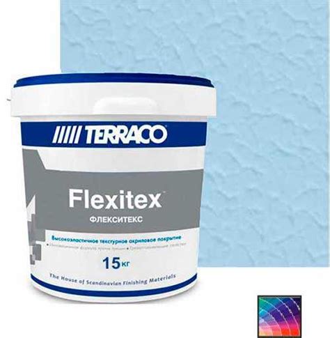 Декоративная штукатурка TERRACO Flexitex Medium шагрень 15 л купить