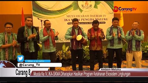 Musda Ke IV IKA SKMA Diharapkan Hasilkan Program Ketahanan Ekosistem