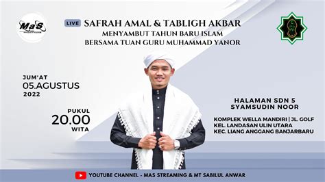 Live Tabligh Akbar Menyambut Tahun Baru Islam H Bersama Guru