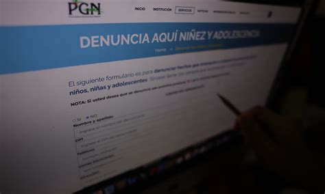 PGN habilita opción en su página web para denuncias