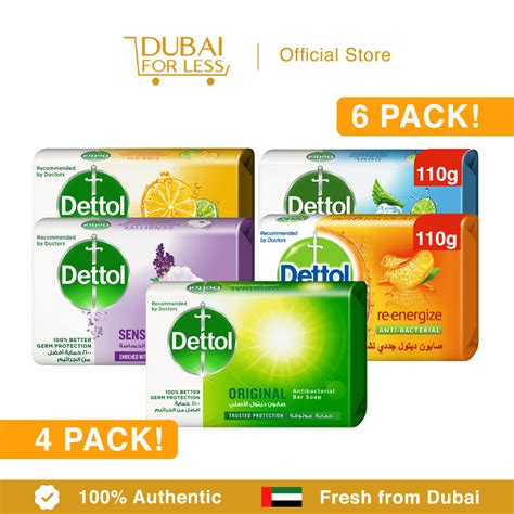 Dettol Antibacterial Soap Packs 110g165g 100 Authentic♣ Lazada Ph