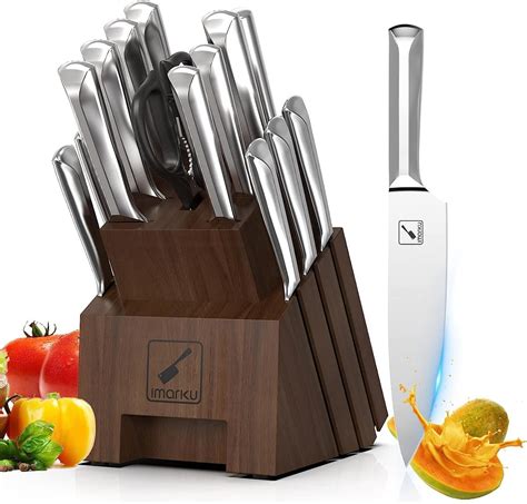 Imarku 16 Piece Premium Kitchen Knife Set Artofit