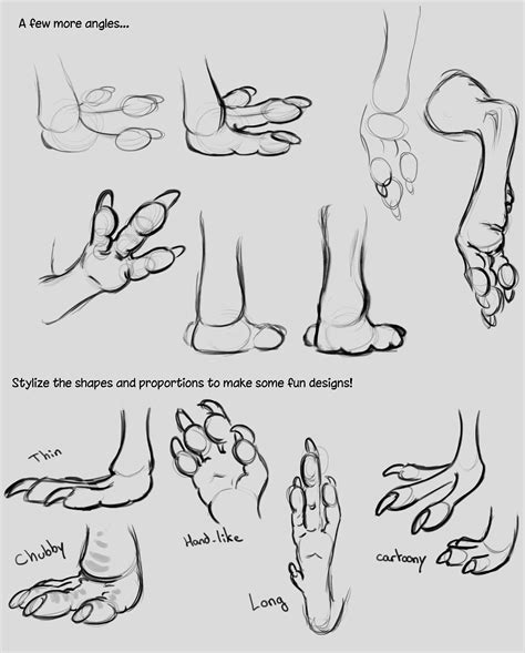 How To Draw Dragon Feet