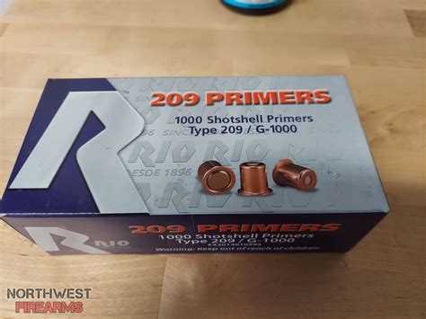 Rio 209 G 1000 Shotshell Primers Midwest Reloads