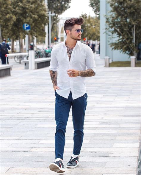 Moda Masculina Como Combinar A Cor Azul Marco Da Moda Roupa